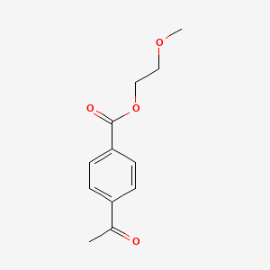 molecular formula C12H14O4 B13845253 Poly(oxy-1,2-ethanediyloxycarbonyl-1,4-phenylenecarbonyl) 