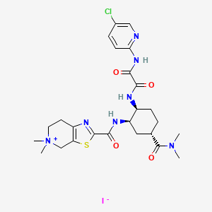 molecular formula C25H33ClIN7O4S B13845317 N-Methyl Edoxaban Iodide Salt 