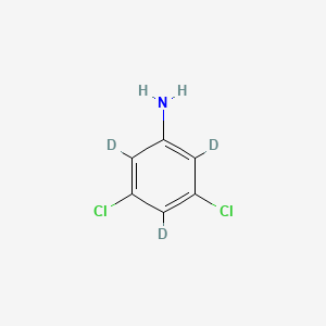 molecular formula C6H5Cl2N B13845347 3,5-Dichloroaniline-2,4,6-d3 