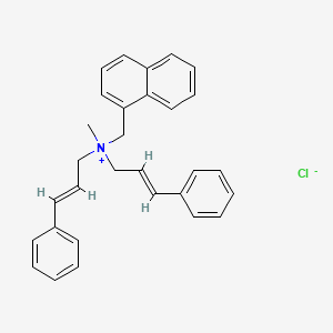 molecular formula C30H30ClN B13845377 N-Cinnamyl Naftifine Chloride 
