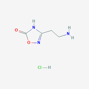 3-(2-Aminoethyl)-2,5-dihydro-1,2,4-oxadiazol-5-one hydrochloride