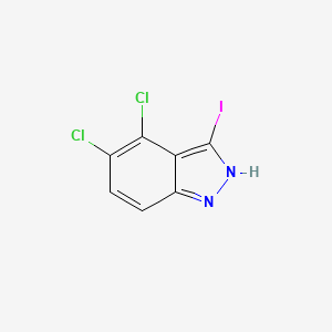 molecular formula C7H3Cl2IN2 B13845394 4,5-Dichloro-3-iodo-1H-indazole 