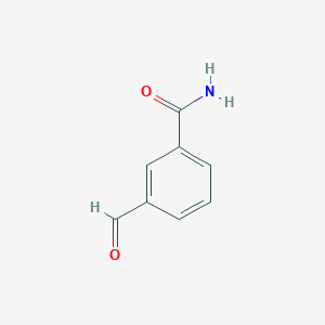 molecular formula C8H7NO2 B138454 3-Formylbenzamide CAS No. 126534-87-0