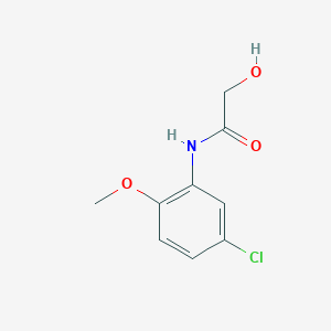 molecular formula C9H10ClNO3 B13845409 N-(5-chloro-2-methoxyphenyl)-2-hydroxyacetamide 