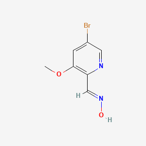 B1384544 5-Bromo-3-methoxypicolinaldehyde oxime CAS No. 1087659-33-3
