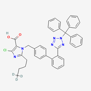 molecular formula C41H35ClN6O2 B13845465 N-Trityl Losartan-d3 Carboxylic Acid 