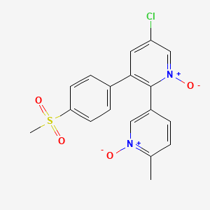 molecular formula C18H15ClN2O4S B13845501 Etoricoxib N-1,1'-Dioxide 