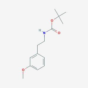 molecular formula C14H21NO3 B13845515 tert-butyl N-[2-(3-methoxyphenyl)ethyl]carbamate 