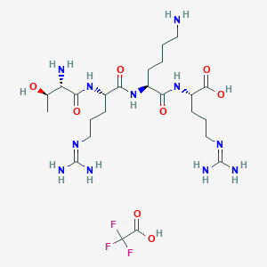 molecular formula C24H46F3N11O8 B1384552 Anti-Kentsin Trifluoroacetate CAS No. 73430-00-9