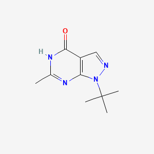 1-tert-butyl-6-methyl-1H,4H,5H-pyrazolo[3,4-d]pyrimidin-4-one