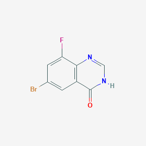 molecular formula C8H4BrFN2O B1384573 6-Bromo-8-fluoroquinazolin-4-ol CAS No. 1209498-47-4