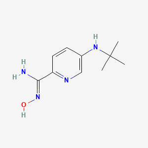 5-(tert-butylamino)-N'-hydroxypyridine-2-carboximidamide