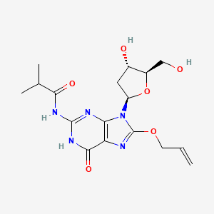 8-Allyloxy-N2-isobutyryl-2'-deoxyguanosine