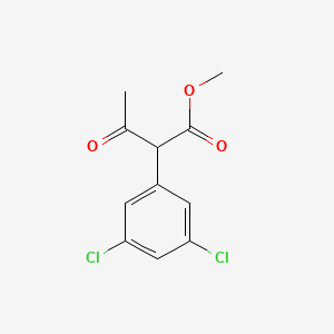 molecular formula C11H10Cl2O3 B13845760 Methyl 2-(3,5-Dichlorophenyl)-3-oxo-butanoate 
