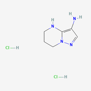 4,5,6,7-Tetrahydropyrazolo[1,5-a]pyrimidin-3-amine dihydrochloride
