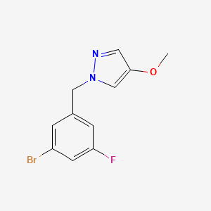1-(3-Bromo-5-fluorobenzyl)-4-methoxy-1H-pyrazole