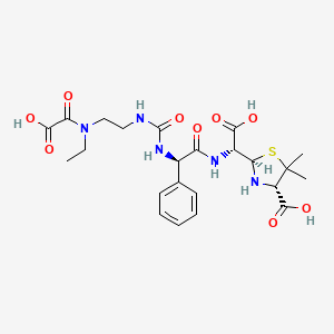 molecular formula C23H31N5O9S B13845843 Piperacilloic acid pyruvic urea 