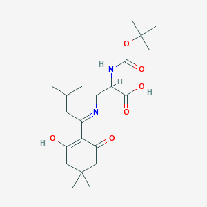 (R)-2-((tert-Butoxycarbonyl)amino)-3-((1-(4,4-dimethyl-2,6-dioxocyclohexylidene)-3-methylbutyl)amino)propanoic acid