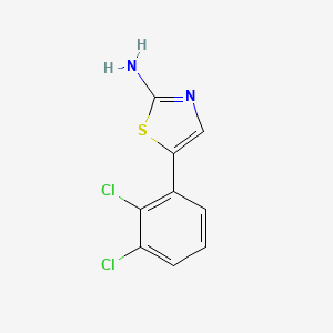 molecular formula C9H6Cl2N2S B13845908 5-(2,3-Dichlorophenyl)thiazol-2-amine 