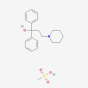 molecular formula C21H29NO4S B013846 Pridinol mesylate CAS No. 6856-31-1