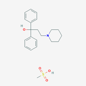 molecular formula C21H29NO4S B013846 Pridinol methanesulfonate CAS No. 6856-31-1