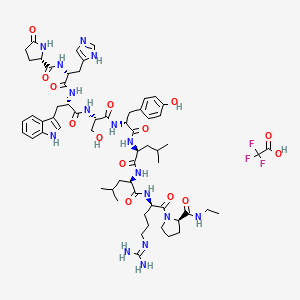 molecular formula C61H85F3N16O14 B13846025 (D-His2)-Leuprolide 