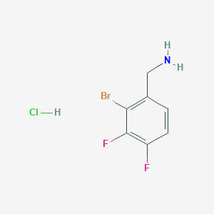 (2-Bromo-3,4-difluorophenyl)methanamine hydrochloride