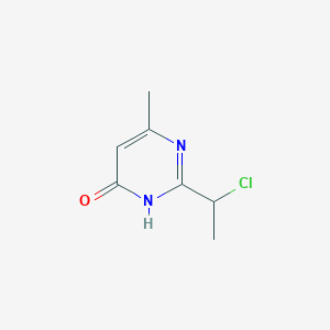 2-(1-Chloroethyl)-6-methylpyrimidin-4-ol