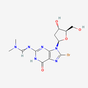8-Bromo-2'-deoxy-N-[(dimethylamino)methylidene]guanosine