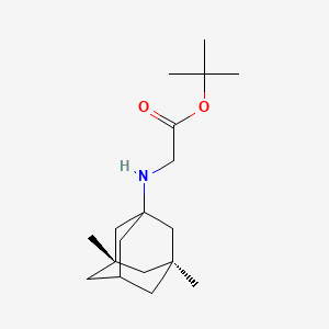 molecular formula C18H31NO2 B13846272 Memantine Glycine tert-Butyl Ester 