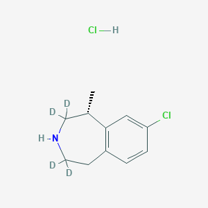 molecular formula C11H15Cl2N B13846474 Lorcaserin Hydrochloride-d4 