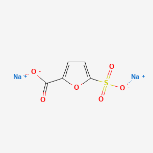molecular formula C5H2Na2O6S B13846513 5-Sulfo-2-furancarboxylicacid bis-Sodium Salt 