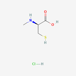 molecular formula C4H10ClNO2S B13846529 N-Methyl-D-cysteine Hydrochloride 