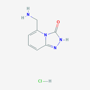 5-(Aminomethyl)-2H-[1,2,4]triazolo[4,3-a]pyridin-3-one;hydrochloride