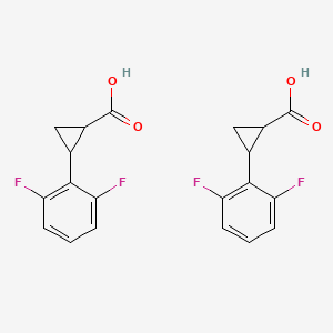 trans-2-(2,6-Difluorophenyl)cyclopropanecarboxylic Acid