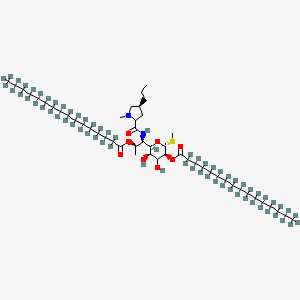 molecular formula C50H94N2O8S B13846577 Lincomycin 2,7-Dipalmitate-d62 