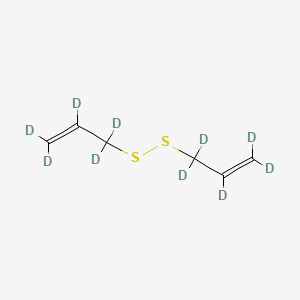 molecular formula C6H10S2 B13846579 Diallyl Disulphide-d10 