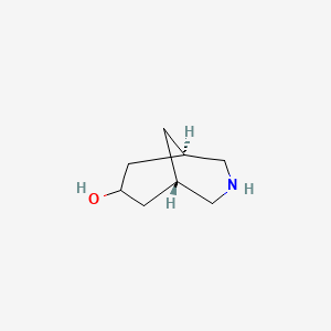 molecular formula C8H15NO B13846586 endo-3-Azabicyclo[3.3.1]nonan-7-ol 