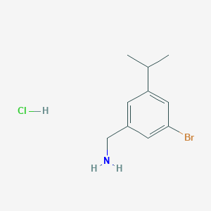 (3-Bromo-5-isopropylphenyl)methanamine hydrochloride