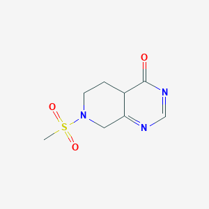 7-methanesulfonyl-3H,4H,5H,6H,7H,8H-pyrido[3,4-d]pyrimidin-4-one