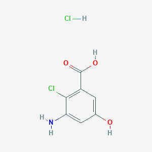 3-Amino-2-chloro-5-hydroxybenzoic acid hydrochloride