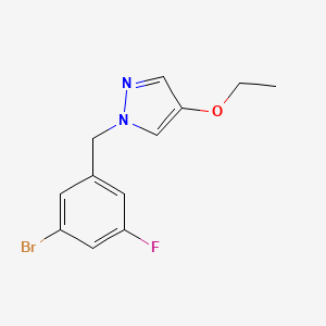 B1384679 1-(3-Bromo-5-fluorobenzyl)-4-ethoxy-1H-pyrazole CAS No. 2007076-87-9