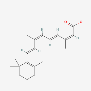 molecular formula C21H30O2 B13846833 methyl (2Z,4E,6Z,8E)-3,7-dimethyl-9-(2,6,6-trimethylcyclohexen-1-yl)nona-2,4,6,8-tetraenoate 