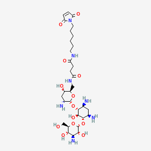 molecular formula C32H55N7O13 B13846849 Tobramycin 3-(4-(6-Maleimido)hexyl)amino)-4-oxo)butanoate 