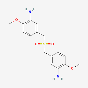 molecular formula C16H20N2O4S B1384687 3-Amino-4-methoxybenzyl sulphone CAS No. 320338-99-6