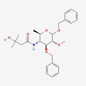 molecular formula C26H35NO6 B13846898 1,3-Dibenzyl Anthrose 