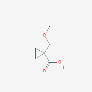 molecular formula C6H10O3 B1384690 1-(Methoxymethyl)cyclopropanecarboxylic acid CAS No. 67567-55-9