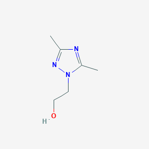 molecular formula C6H11N3O B1384691 2-(3,5-二甲基-1H-1,2,4-三唑-1-基)乙醇 CAS No. 52497-33-3