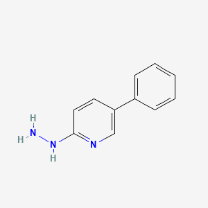 molecular formula C11H11N3 B13846924 (5-Phenylpyridin-2-yl)hydrazine 