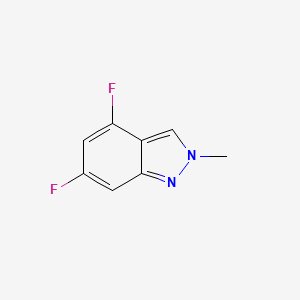 molecular formula C8H6F2N2 B13847005 4,6-Difluoro-2-methyl-2H-indazole 